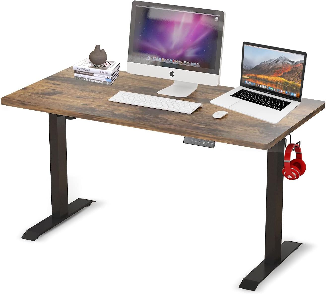 Black Electric Standing Desk 48 x 24 inch G946