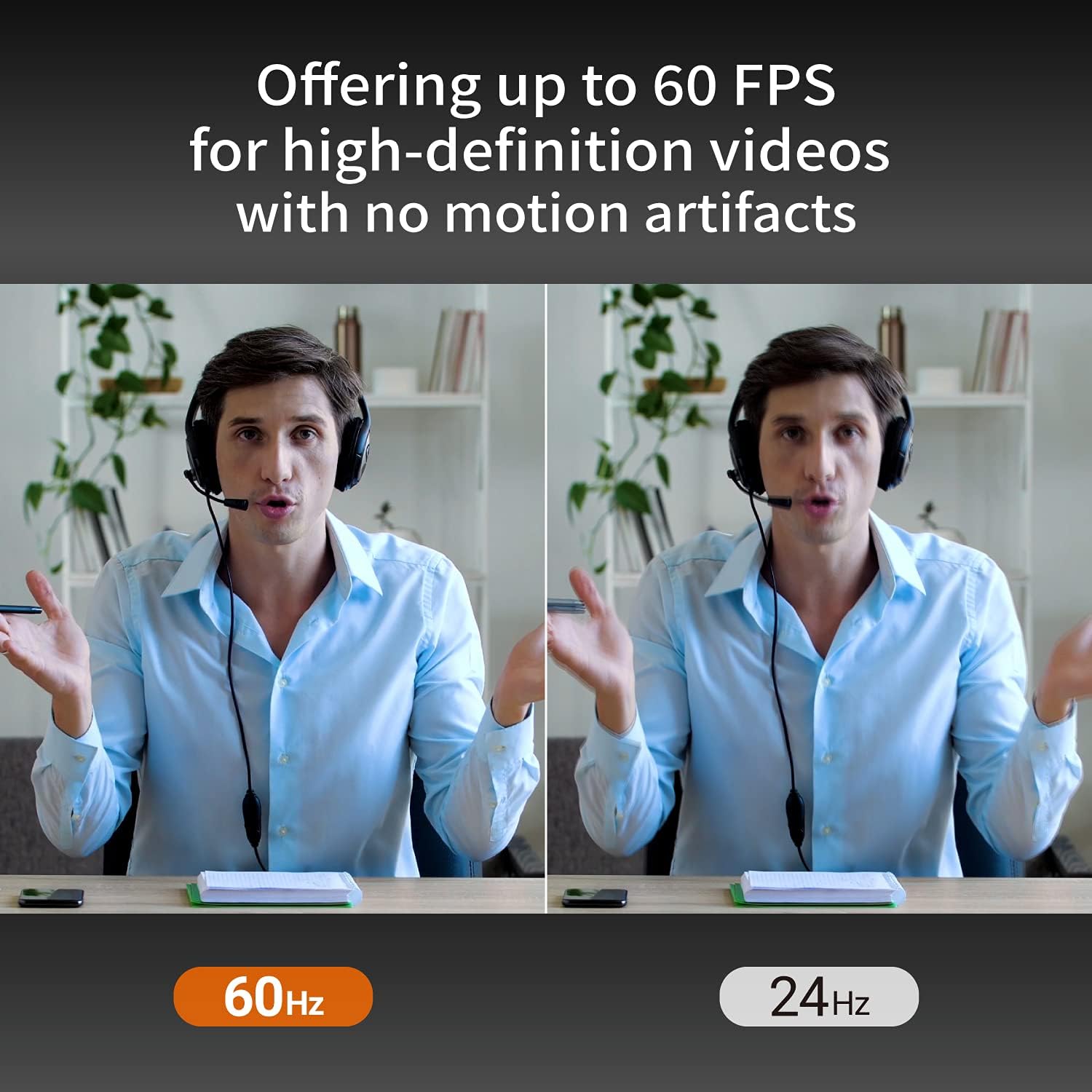 4K Wide Angle Webcam with Microphone and Privacy Cover E54775