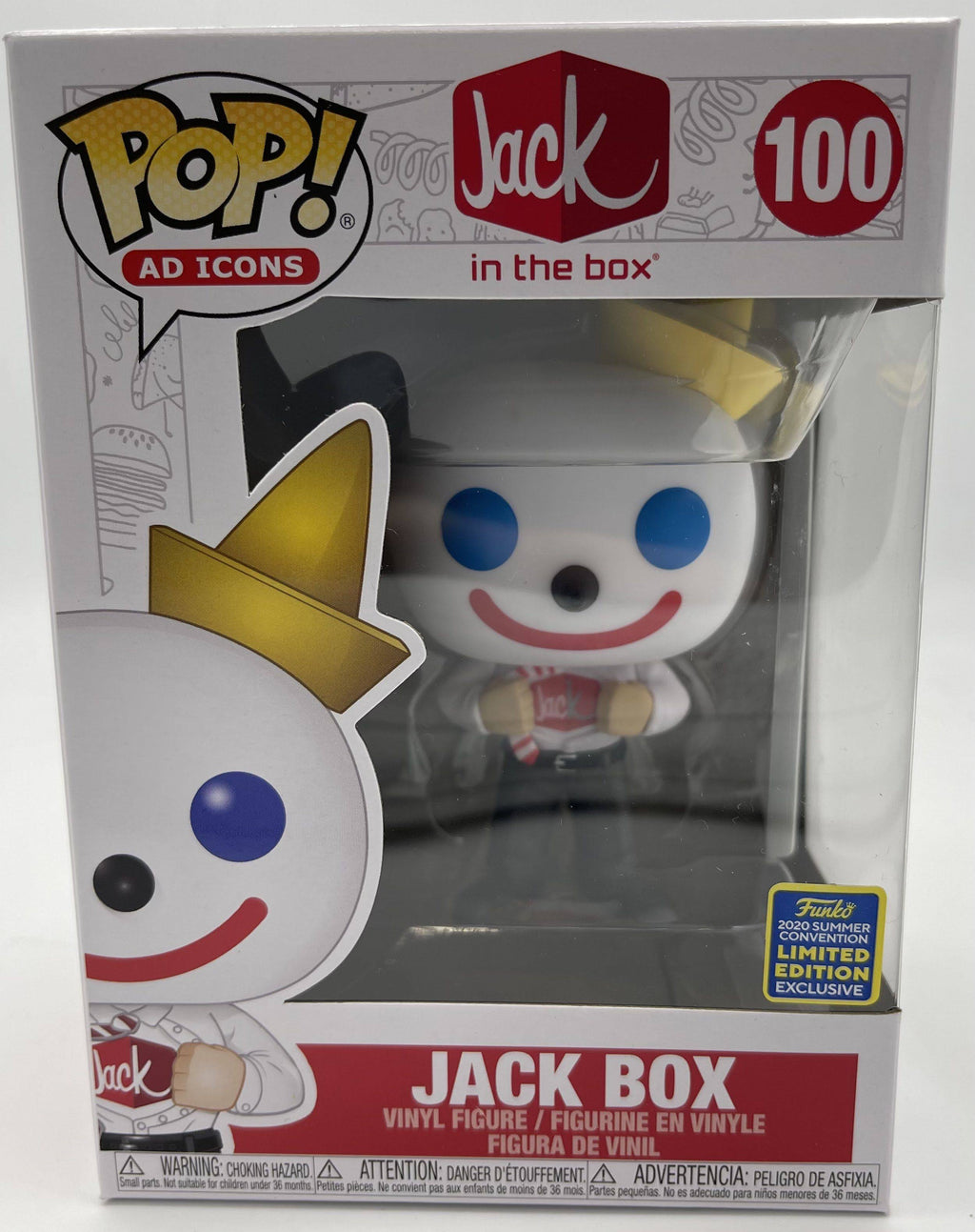 Jack in The Box Pop! Vinyl Figure #100 M340575