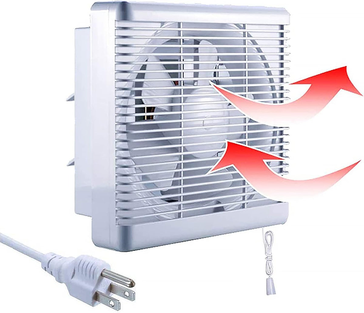 8 Inch 300 CFM Reversible Ventilation Fan, Pack of 2 G661