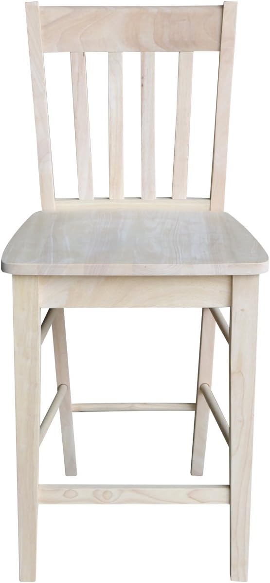 Cafe Stool, 24-Inch SH, Unfinished M3783