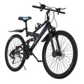 26-inch 21 speeds Carbon Steel Full Suspension Mountain Bike S2402