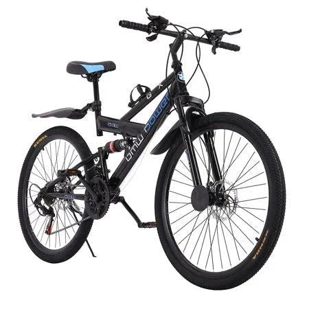 26-inch 21 speeds Carbon Steel Full Suspension Mountain Bike S2402