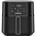 6 QT Compact Air Fryer with Touchscreen Controls and Nonstick Basket J213