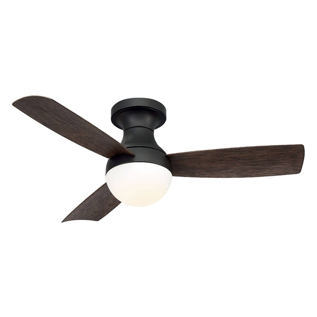 Bronze Smart Flush Mount Ceiling Fan Y81979