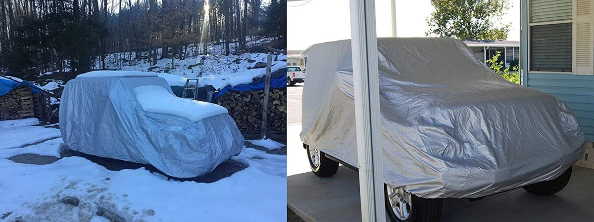 SUV Cover with Fleece Lining, Cable Lock, Storage Bag & Wind Straps W788