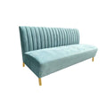 Blue Polyester Upholstery Sofa K252