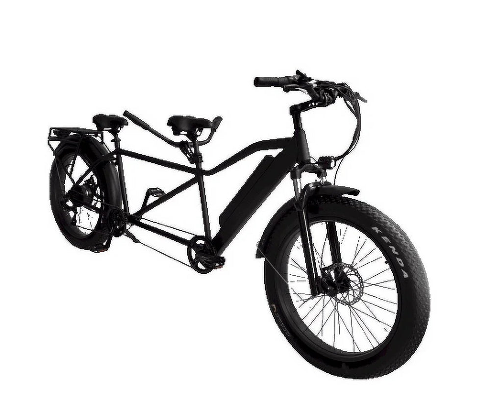 Double Riding Fat Tire Tandem Electric Bicycle B48697