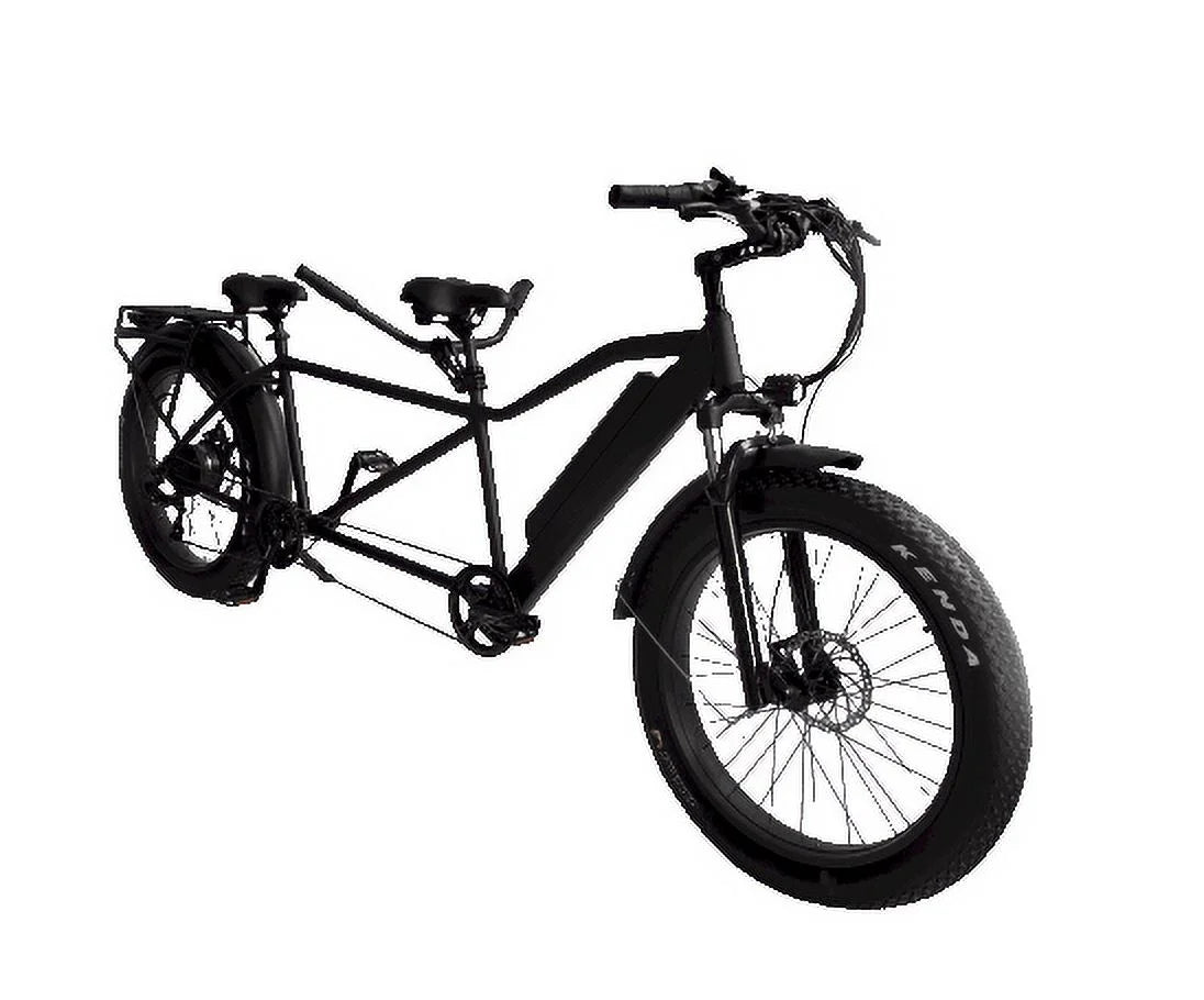 Double Riding Fat Tire Tandem Electric Bicycle B48697