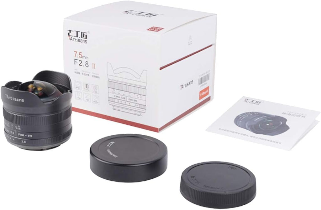 7.5mm f2.8 II Manual Fisheye Lens for MFT M4/3 Mount Cameras K657