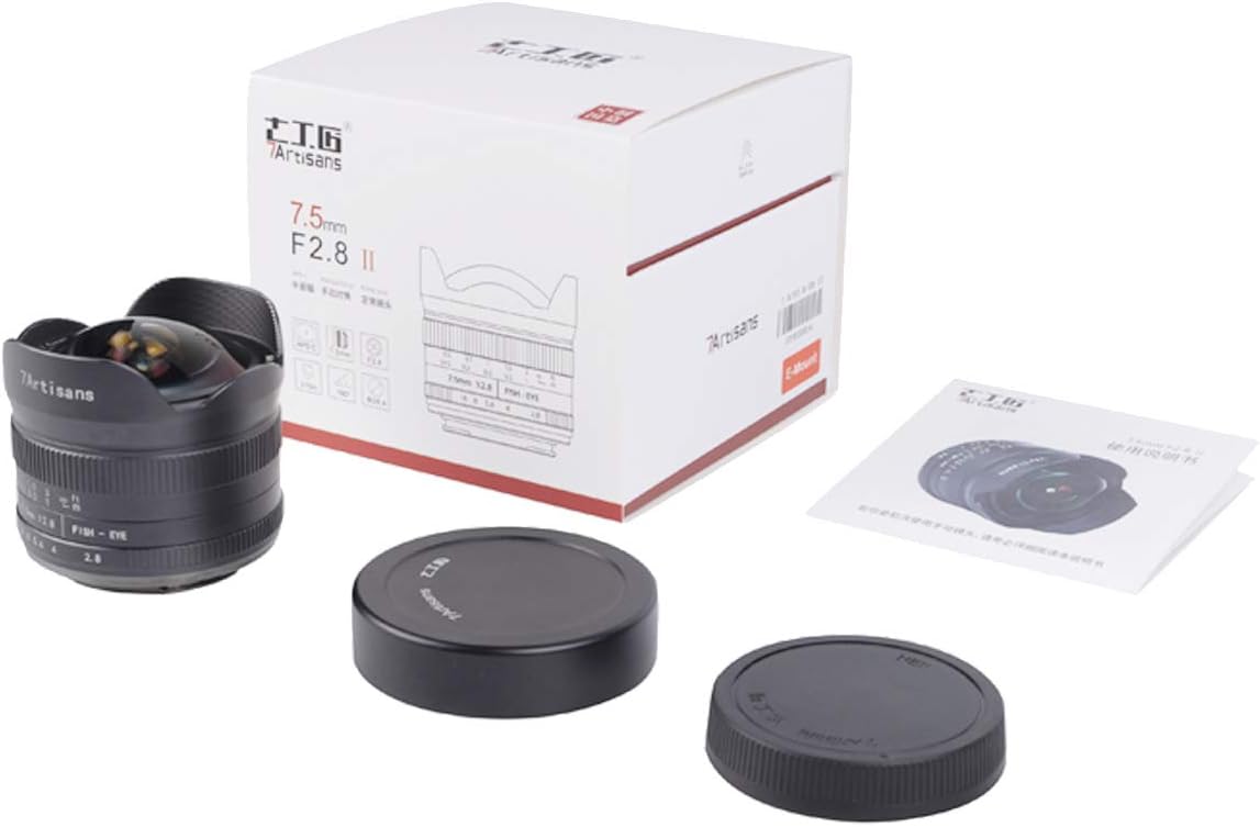 7.5mm f2.8 II Manual Fisheye Lens for MFT M4/3 Mount Cameras K657