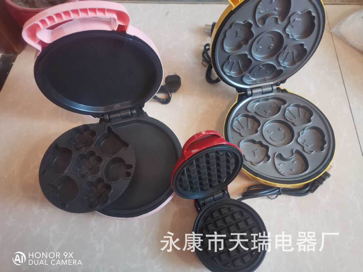 Mini Waffle Maker Non-Stick Electric Waffle Iron N835