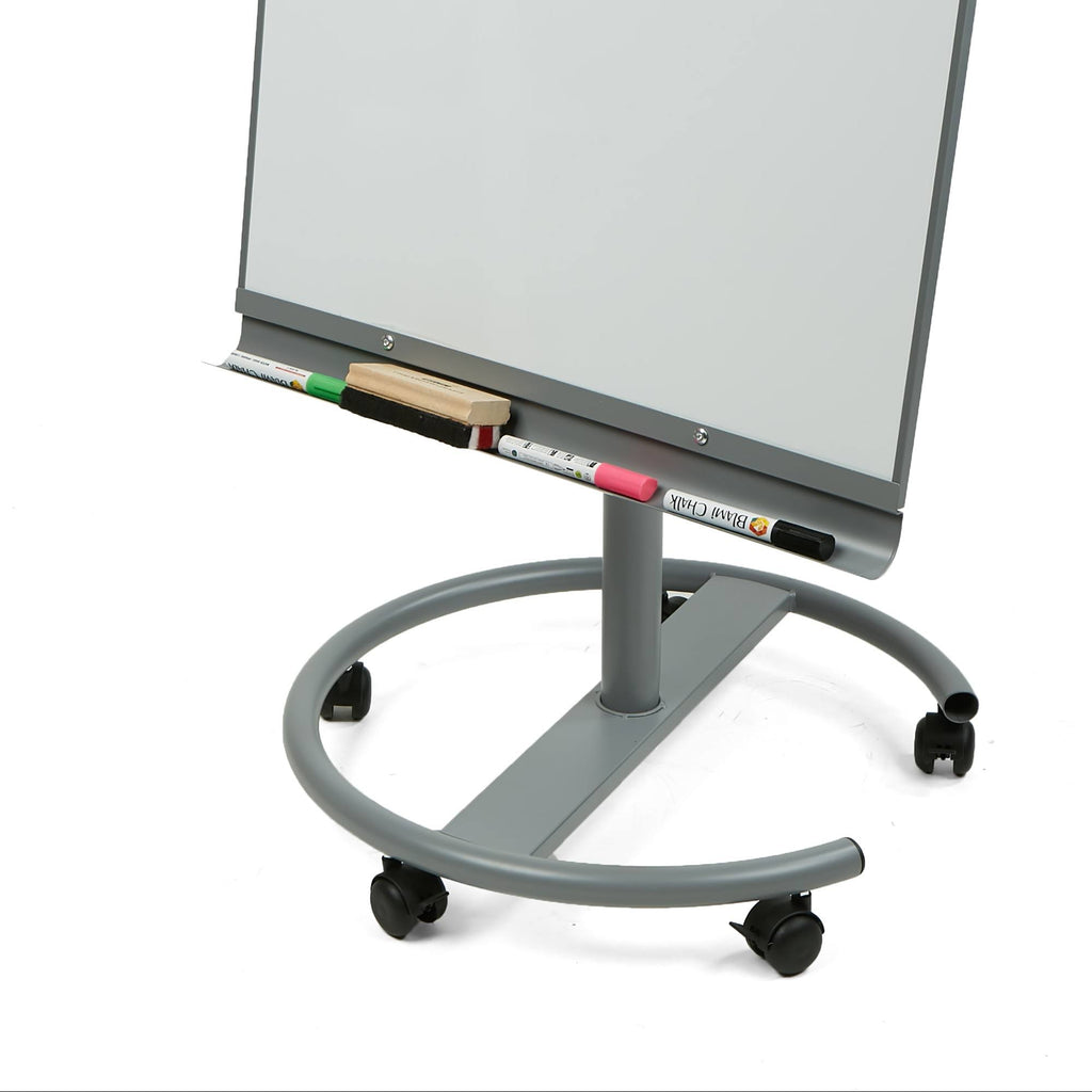 Portable Magnetic Dry Erase Easel, White D317536