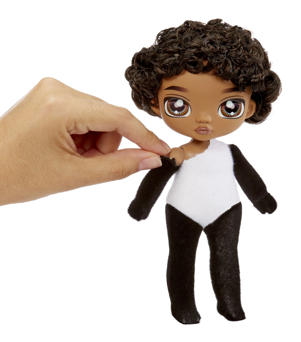 Fuzzy Surprise Series 1 Peter Panda 7" Fashion Doll with Beanie, Glasses, Outfit, Shoes K931716