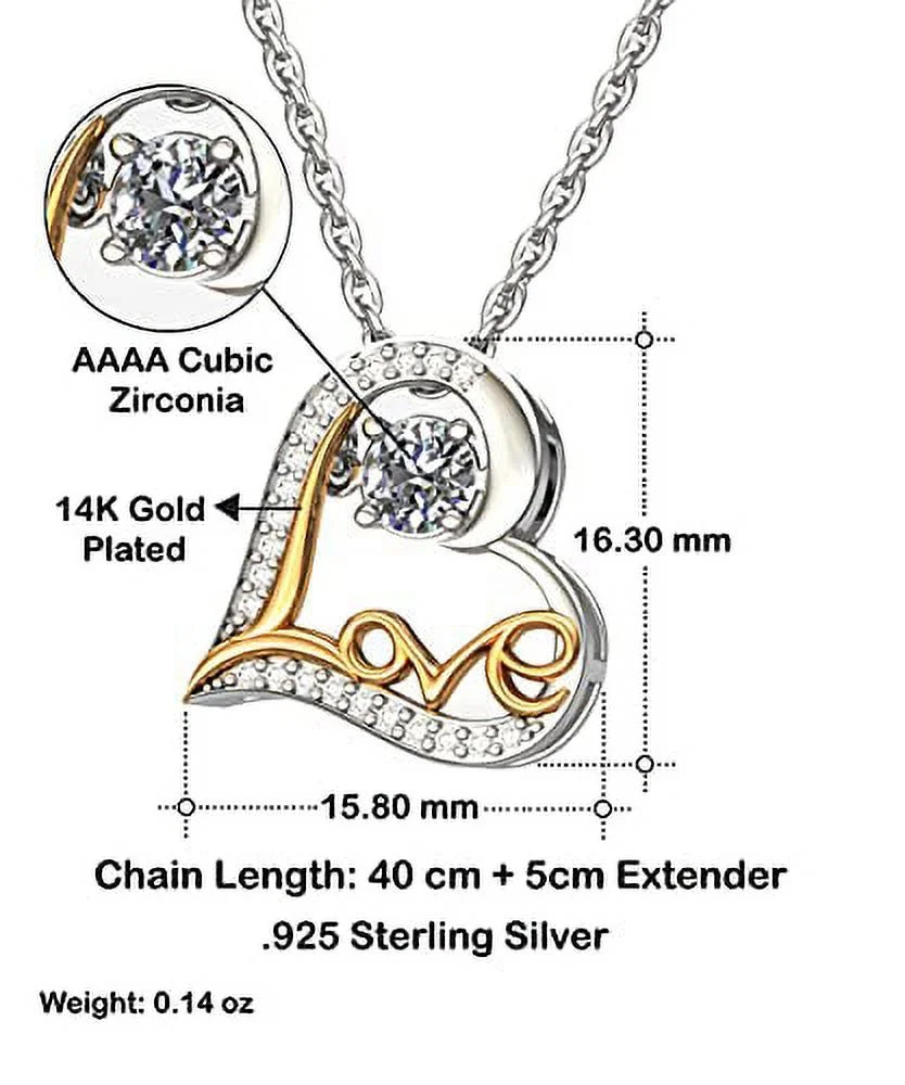 Funny Fiancee Dancing Necklace Jewelry R600322
