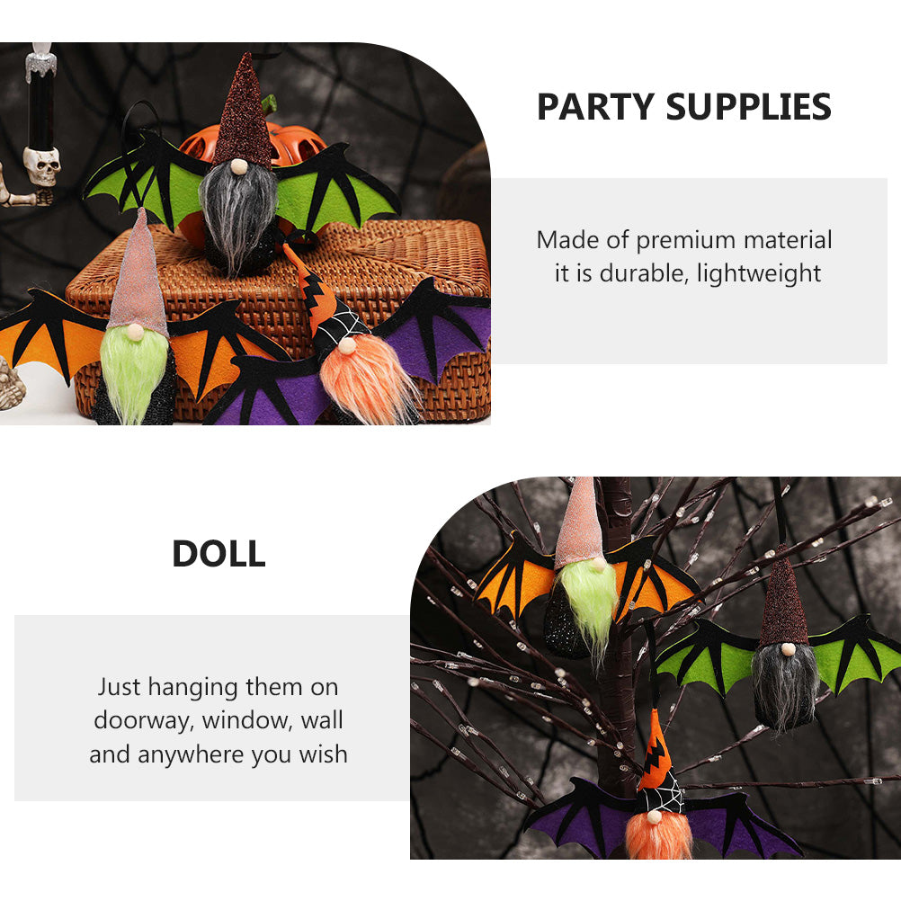 Hanging Bat Gnome Doll Pendants U434687