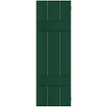 12 in. x 30 in. Exterior Real Wood Pine Board and Batten Shutters Pair E816