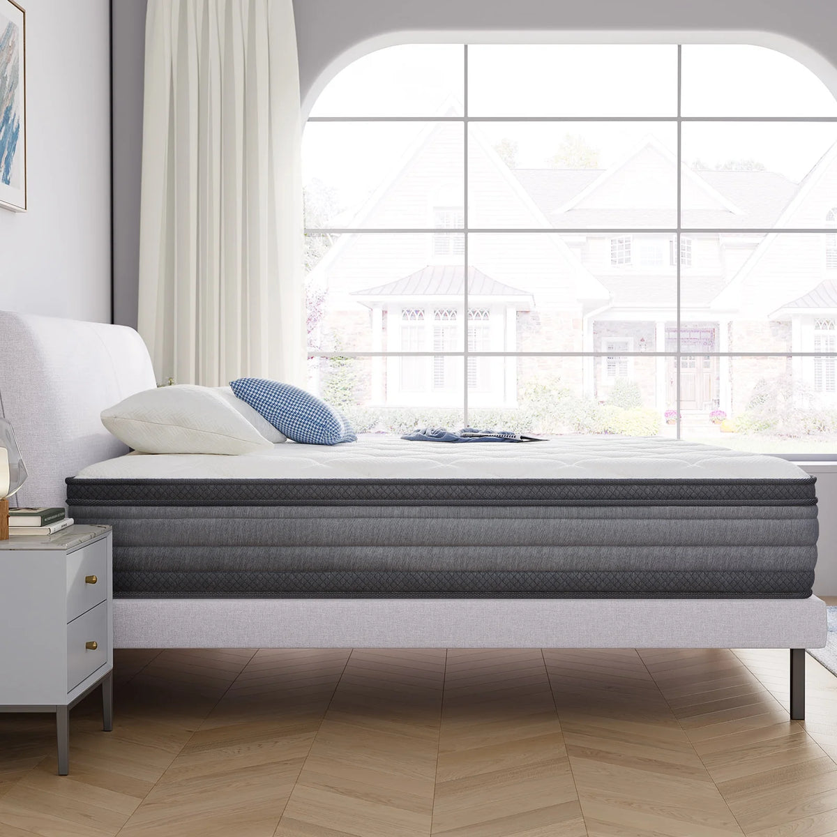 12" Hybrid Gel Memory Foam Pocket Innerspring Mattress R68389