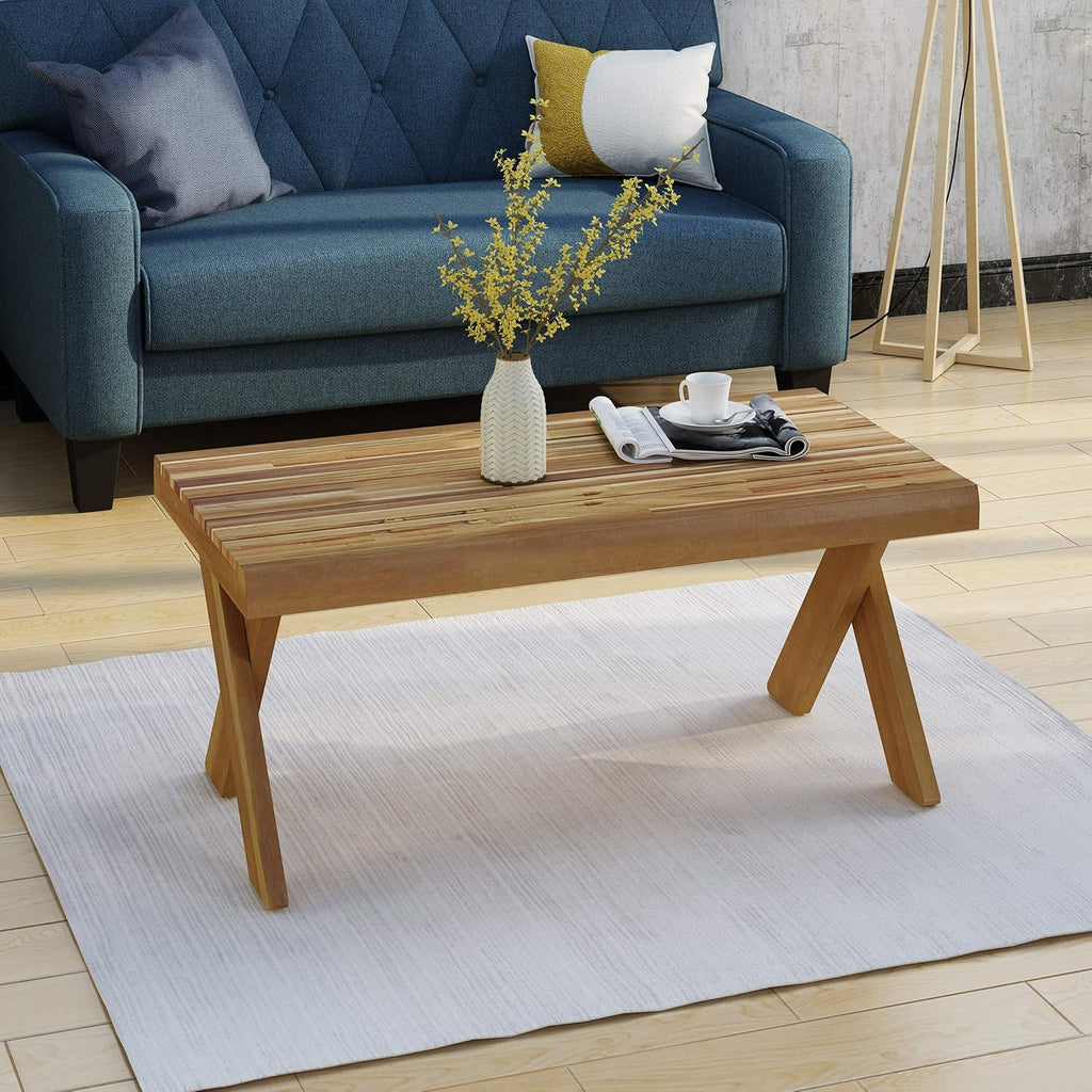 Acacia Wood Coffee Table V557