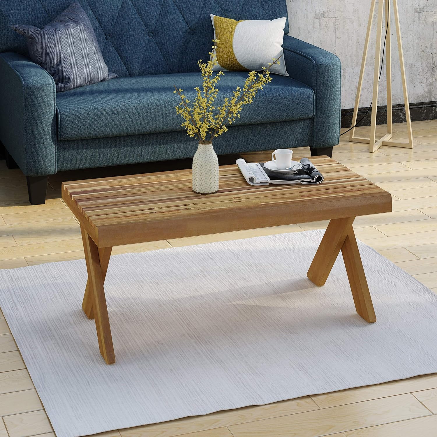 Acacia Wood Coffee Table V557