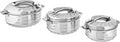 3-Piece Insulated Stainless Steel Casserole Food Warmer Set X506149