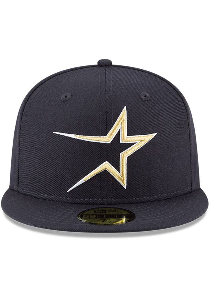 Navy Wool Fitted Hat Cap 7 5/8 H701422