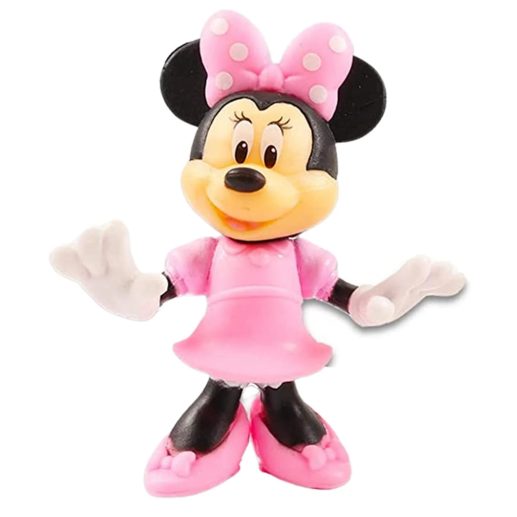 Mickey Mini Collectibles Action Figures Toys 1 pc (Minnie Pink) with Storage Carrier G2989