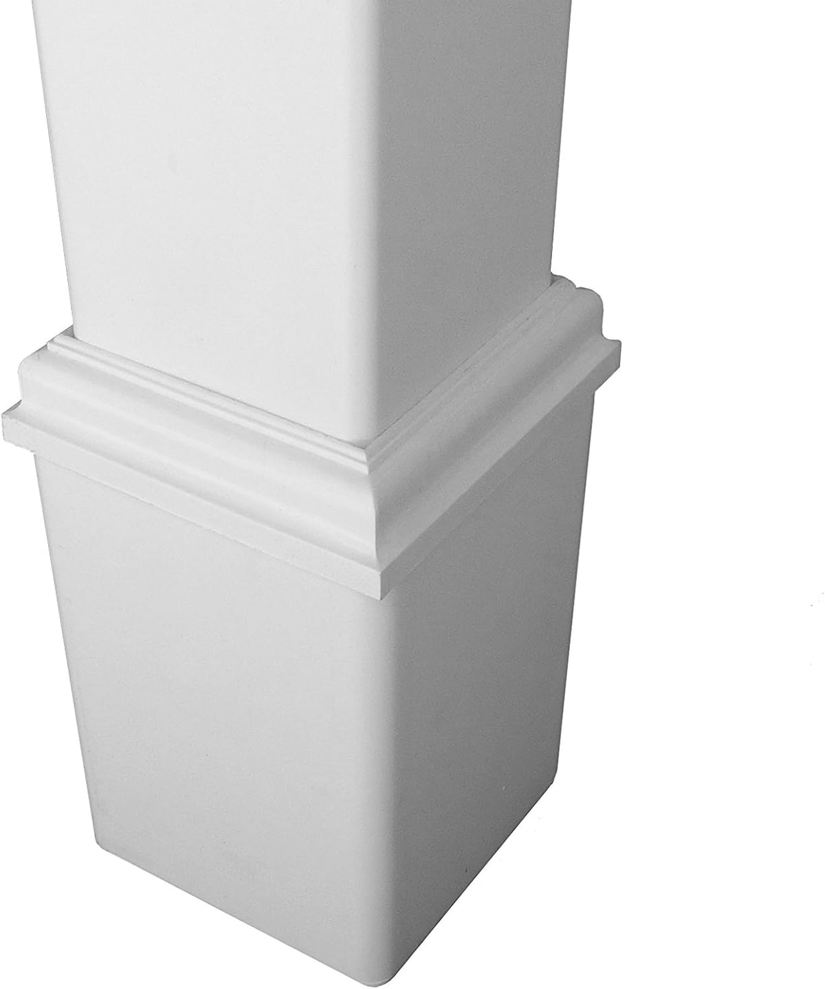 White Mailbox Post F64435