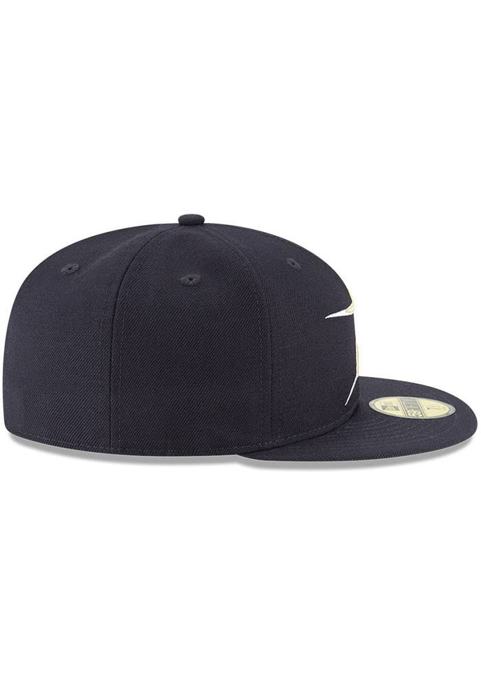 Navy Wool Fitted Hat Cap 7 5/8 H701422
