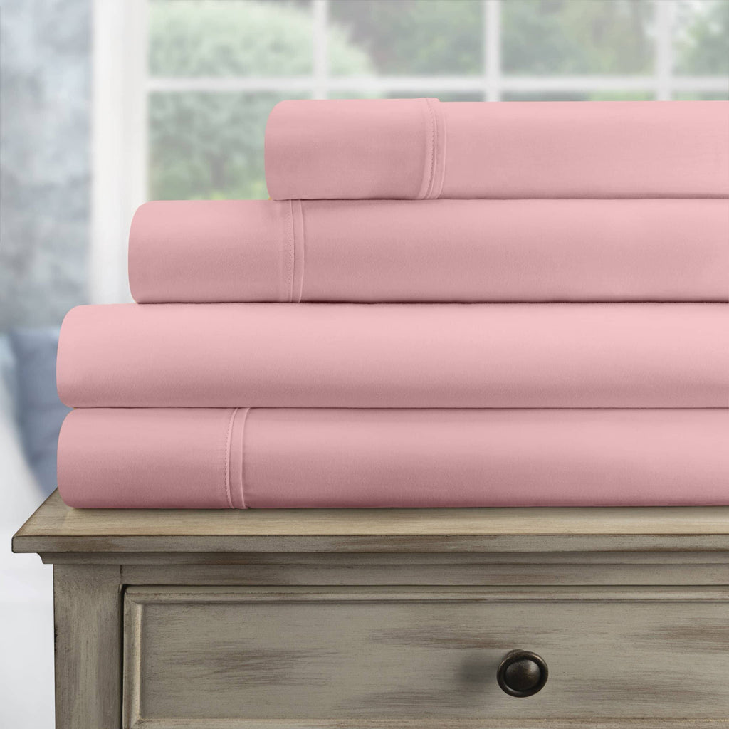 Lavender California King Solid Sheet Set J170907