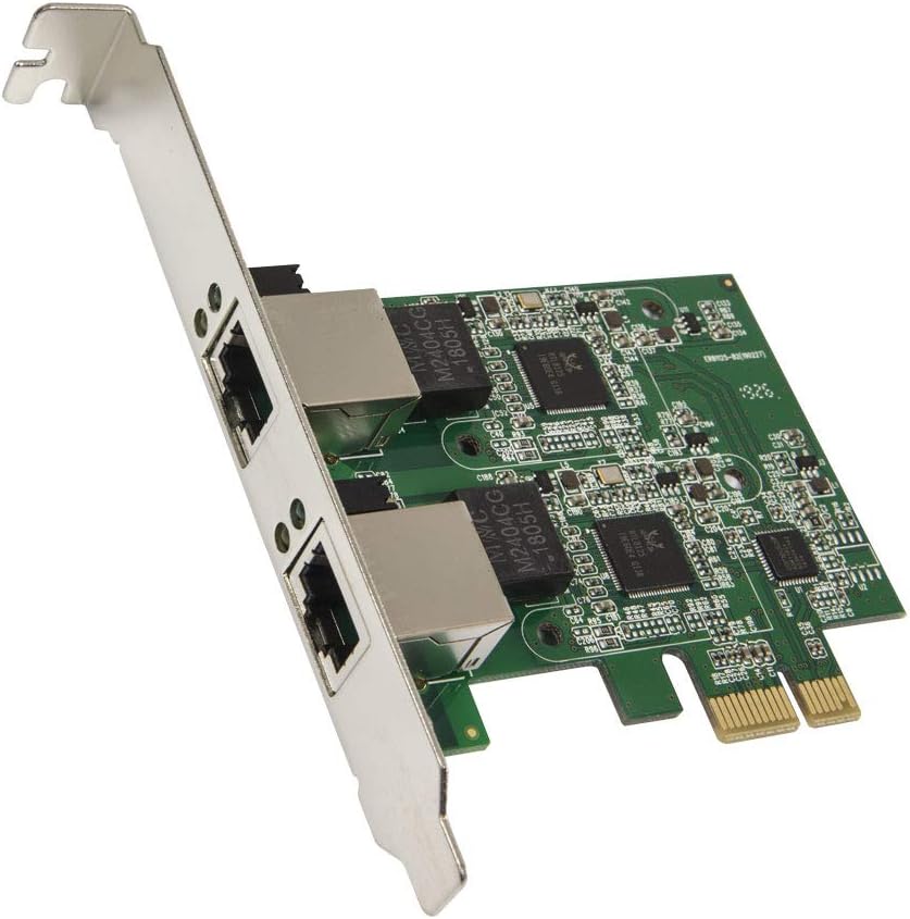 2.5 Gigabit Ethernet PCI-E Network Card RJ45 LAN Adapter Low Profile Bracket Pack of 2 Y320