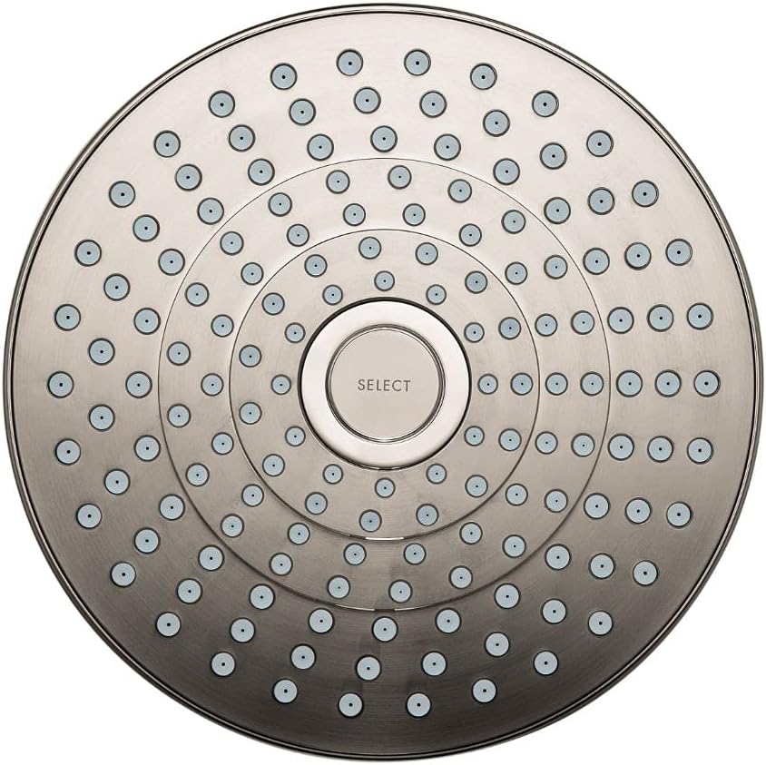 Brushed Black Chrome 7-inch 2-Spray Showerhead G9875