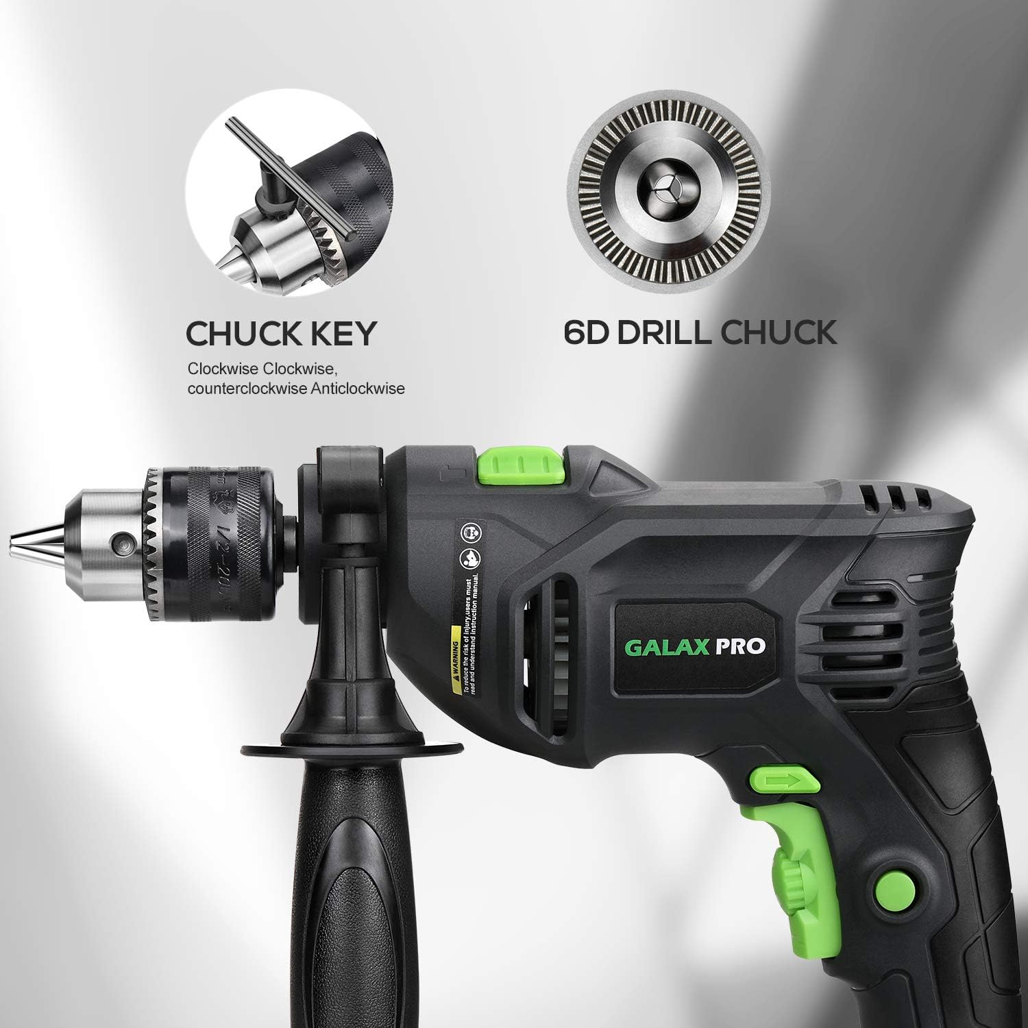 5Amp 1/2-inch Corded Impact Drill with 105pcs Accessories Q3013