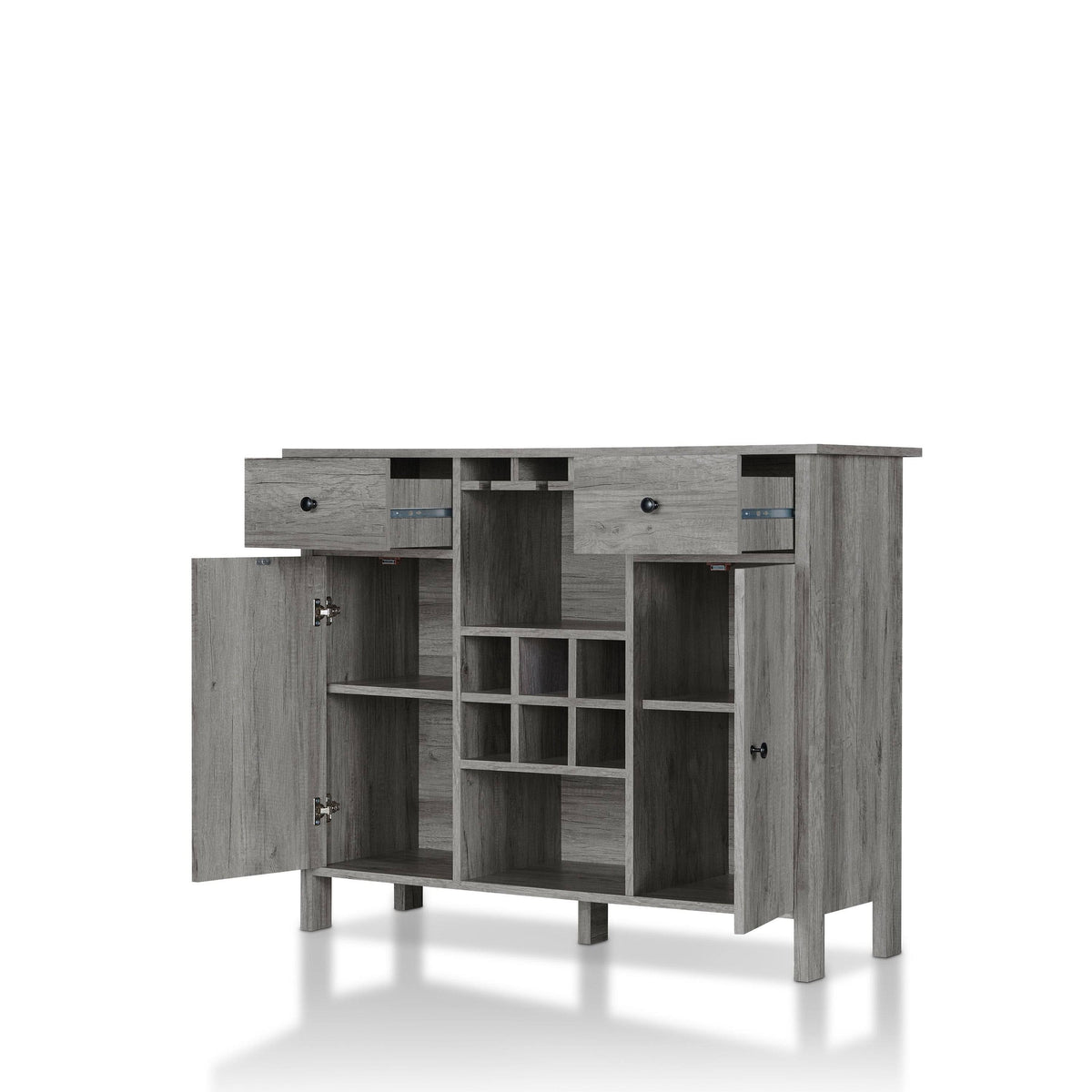 Vintage Gray Oak Multi-Storage Buffet G780418
