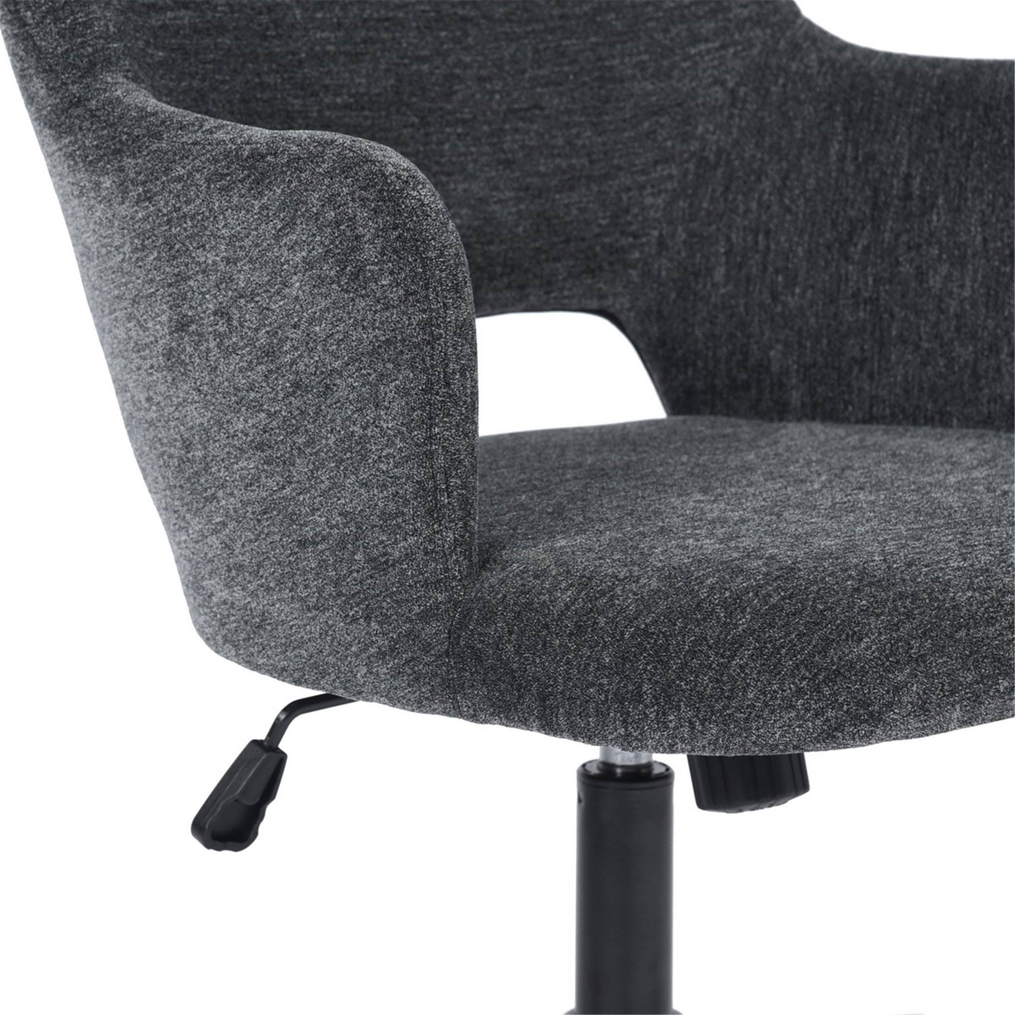 Dark Grey Swivel Desk Chair R198376
