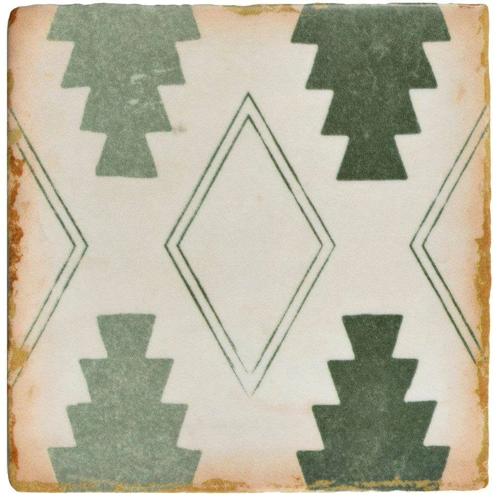 Forest Green Ceramic Floor and Wall Tile W77852