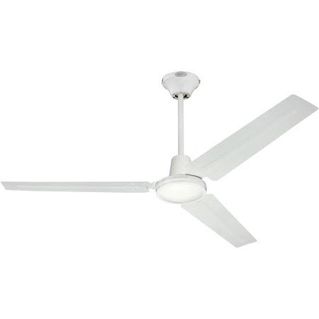 Modern Industrial Style 56 inch White Ceiling Fan with Wall Control X5419