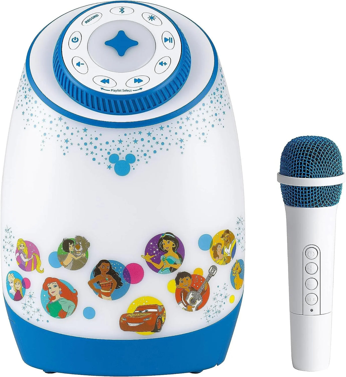 Disney Karaoke Machine with Bluetooth Speaker and Wireless Microphone K903
