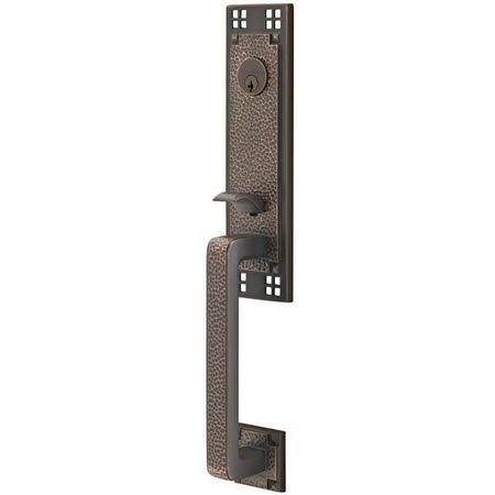 Oil Rubbed Bronze Tubular Handleset C909056