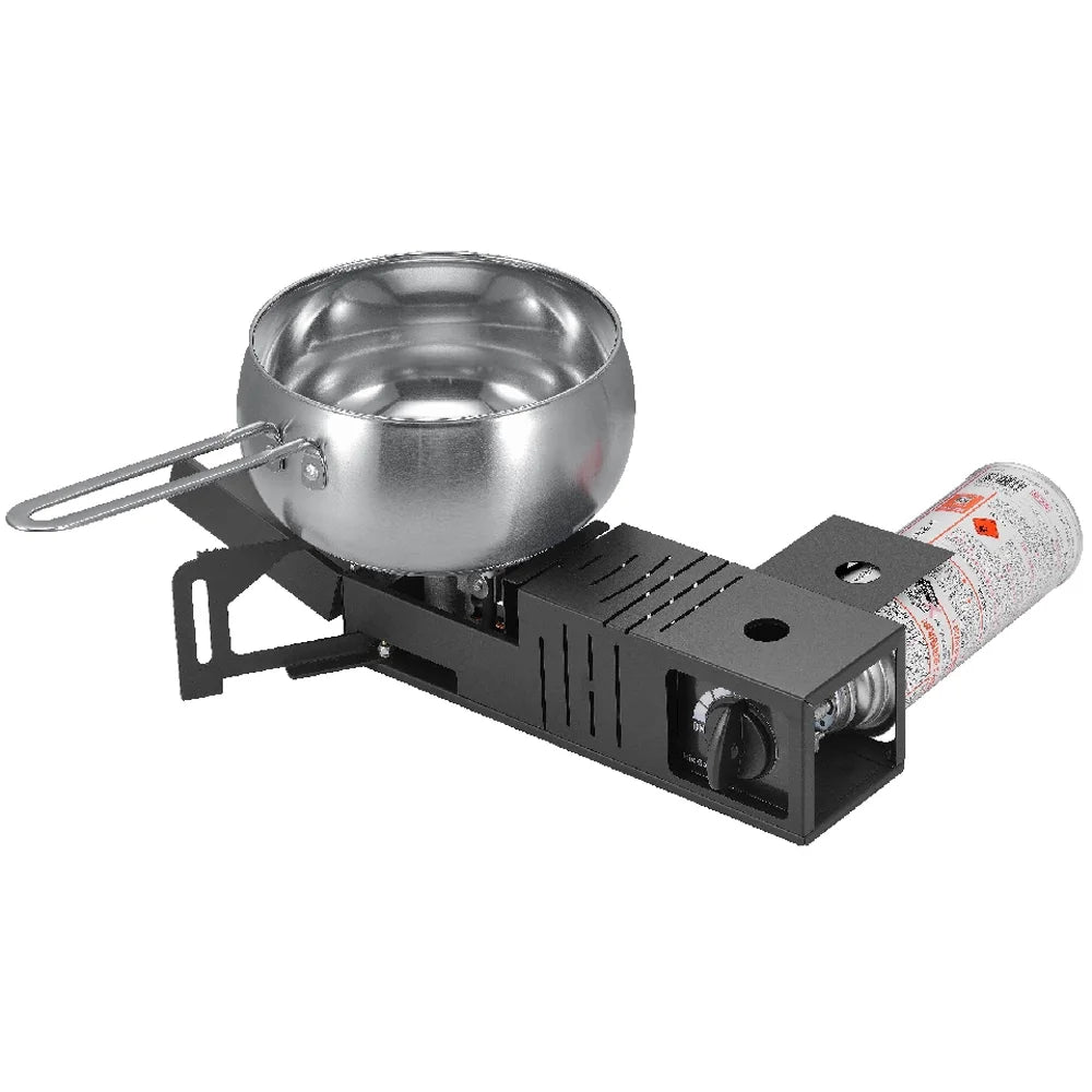 Portable Folding Butane Camping Stove with Piezoelectric Ignition H288