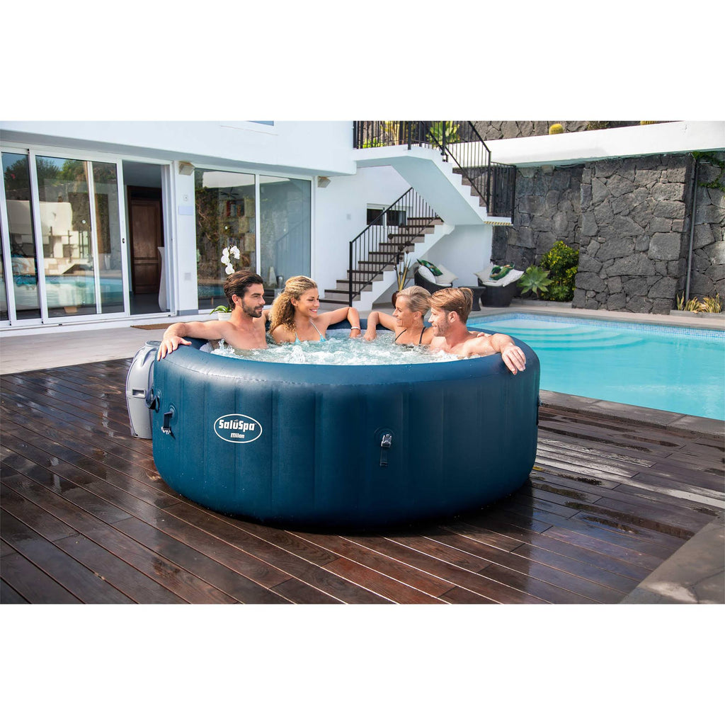 Blue Portable Round Inflatable Hot Tub Spa R766