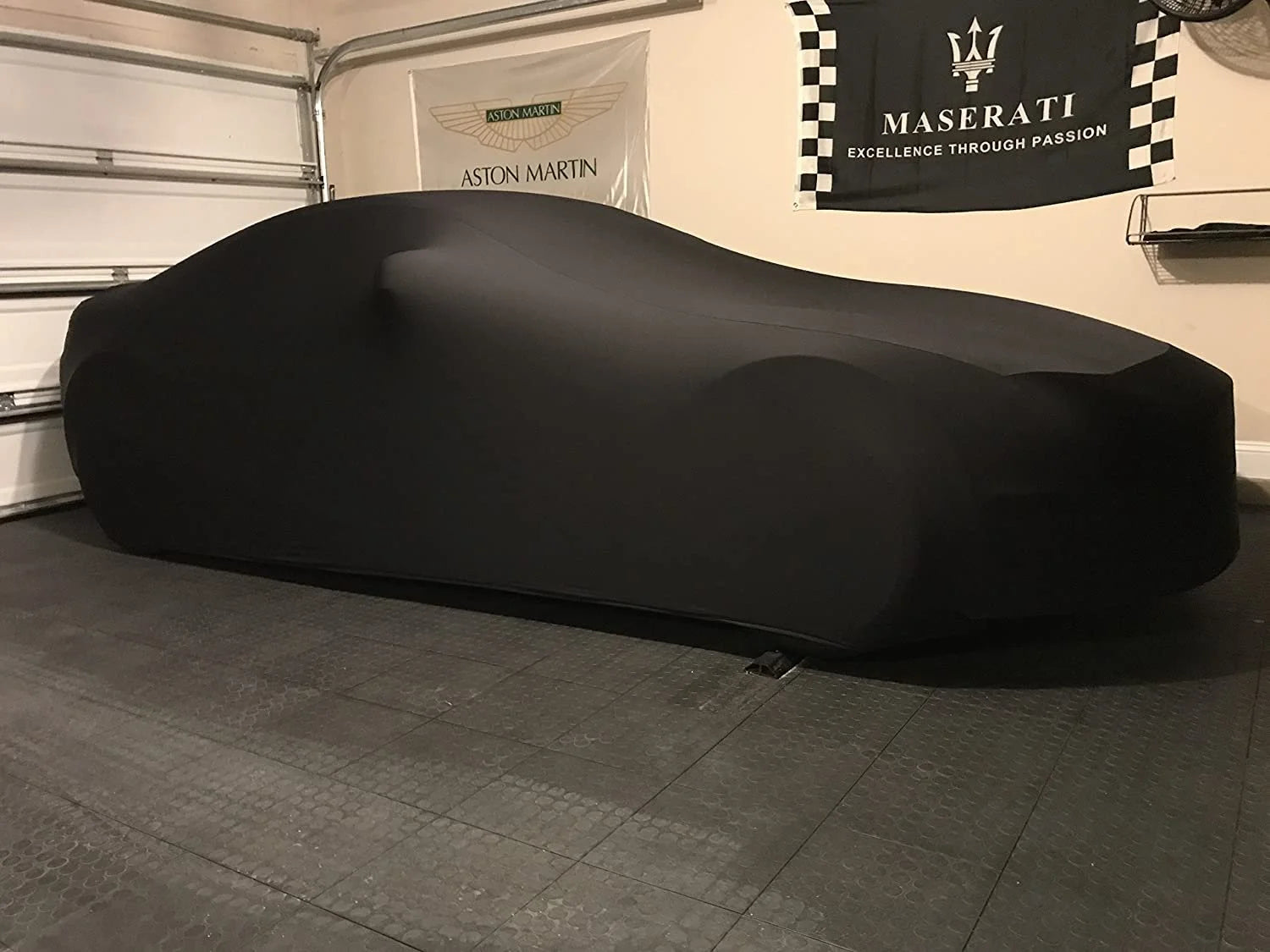 Black Satin Indoor SUV Car Cover with Storage Bag K94729