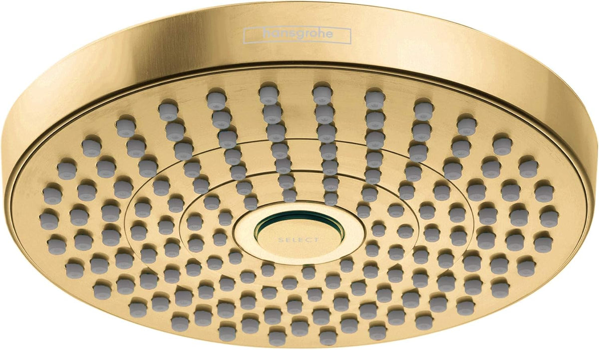 Brushed Black Chrome 7-inch 2-Spray Showerhead G9875