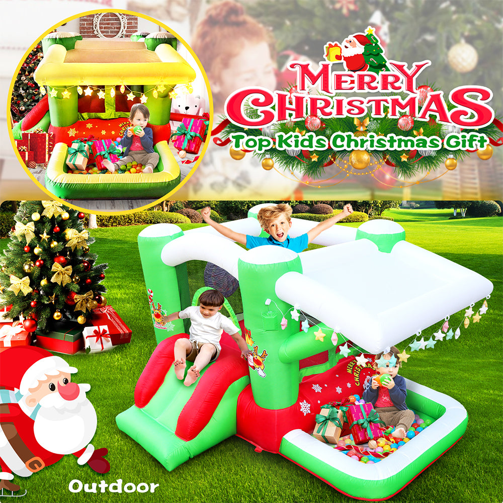 Inflatable Bounce House with Slide and Air Blower B562581
