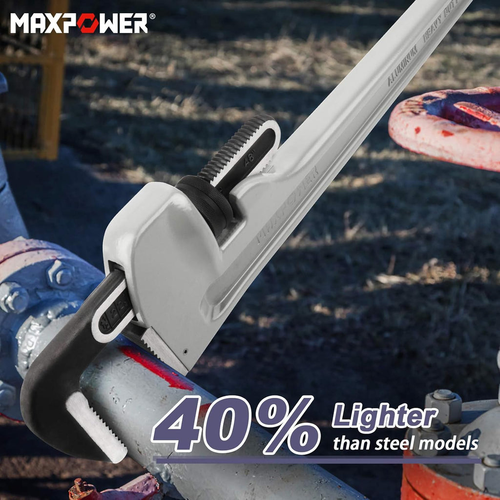 48-inch Aluminum Straight Pipe Wrench N552502