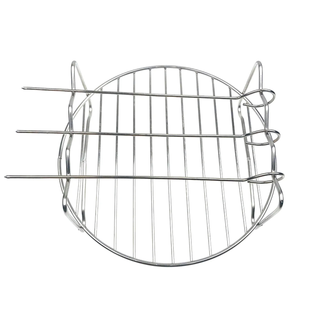 10Pcs Air Fryer Accessory Kit with Frying Pan Rack Pizza Tray Cupcake Mould Set I19380
