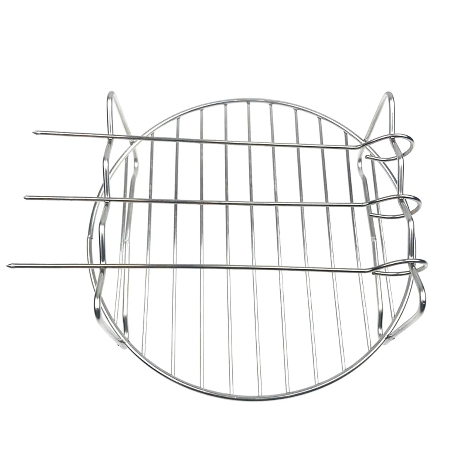 10Pcs Air Fryer Accessory Kit with Frying Pan Rack Pizza Tray Cupcake Mould Set I19380