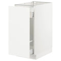 White Base Cabinet with Pull-Out Storage B473