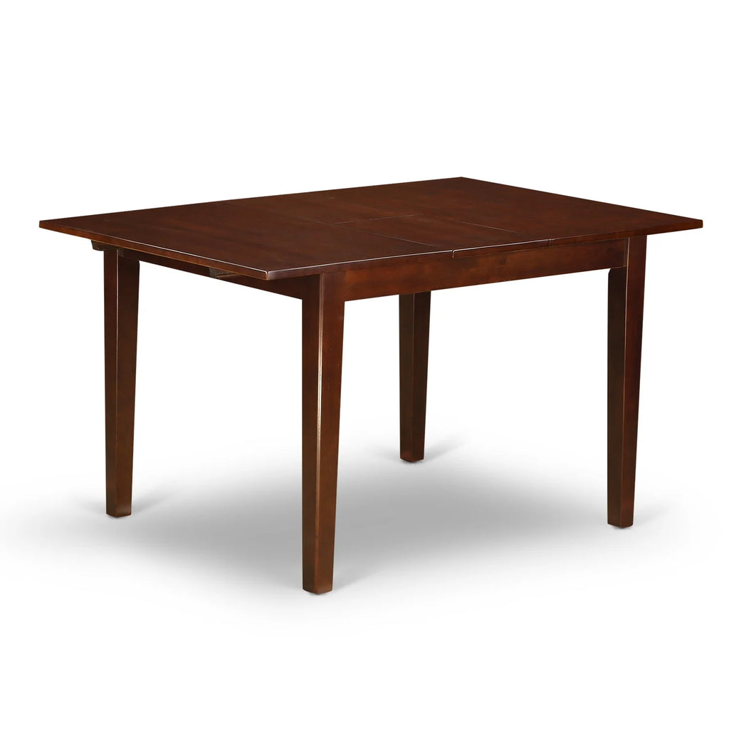 5-piece Wood Dining Set in Mahogany/Firebrick Red I532194