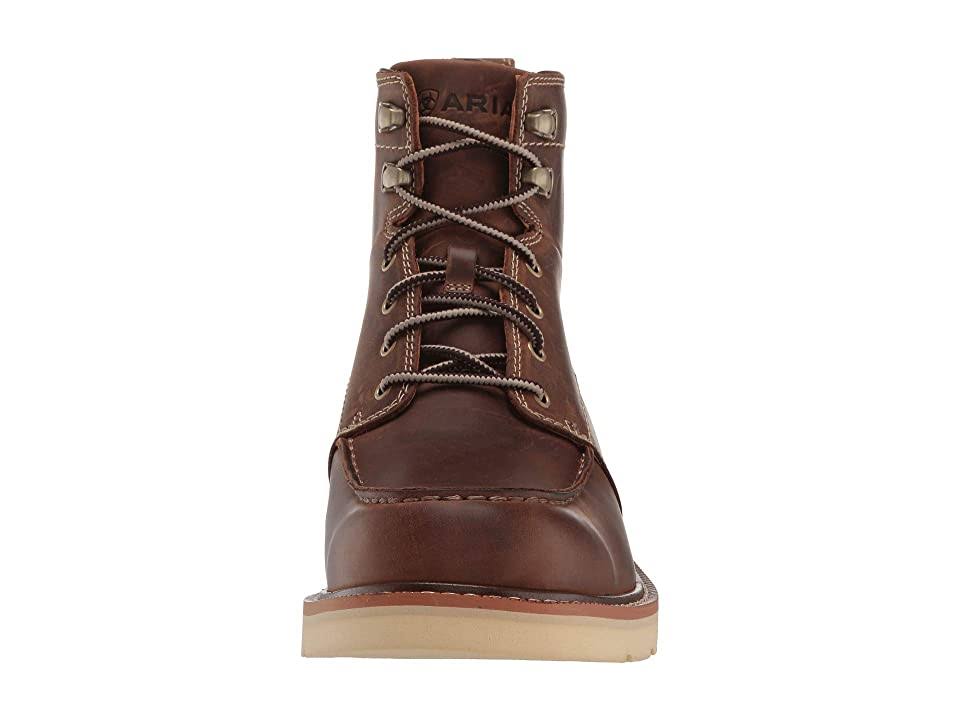 Brown Lace Work Boots X502